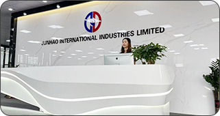Factory reception desk for OEM sportswear manufacturer supplier verification