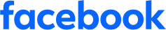 Blue Facebook wordmark used in private label sportswear production communication records