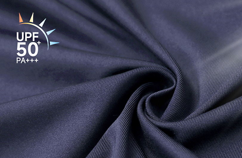 UPF 50 plus sportswear fabric swatch for custom sportswear manufacturer review