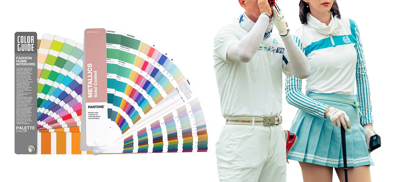 Golf apparel color reference review for custom sportswear manufacturer development
