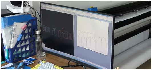 Sportswear pattern layout reviewed for OEM/ODM sportswear manufacturing workflow