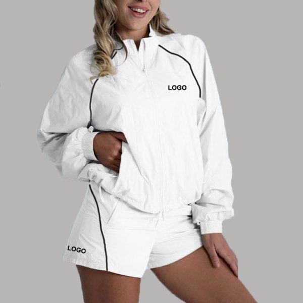 Custom OEM Womens Quick Dry Lightweight 2 Piece Casual Gym Yoga Fitness Tennis Workout Activewear Sets