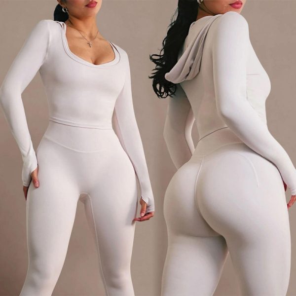 Custom OEM Womens Two Piece Breathable High Waist Tummy Control Yoga Gym Workout Activewear Matching Suit
